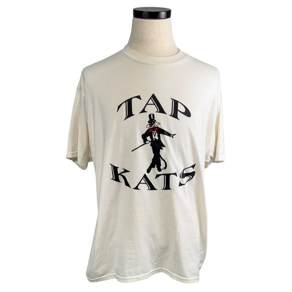 Tap Kats Graphic T-Shirt XL Jerzees Heavyweight Blend - Picture 1 of 11